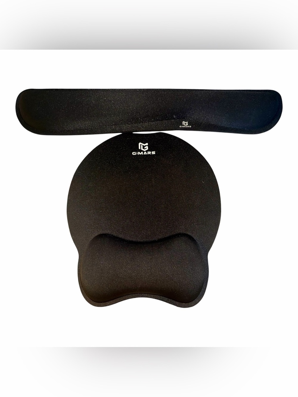 Black Wrist Support Set for Keyboard and Mouse